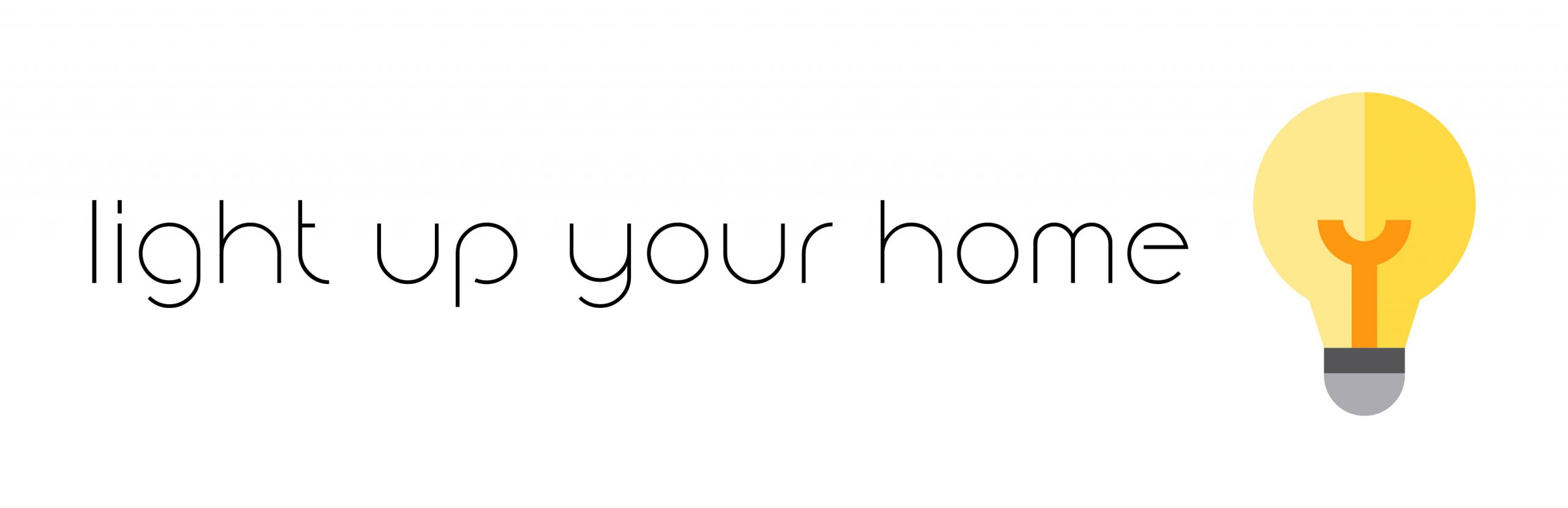 light up your home - Logo white